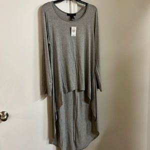 #95.   ASHLEY STEWART,,New,Womens grey blouse,size 14/16